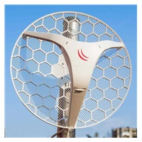 MikroTik LHG 5 (RBLHG-5nD-3), 3-PACK, 600MHz CPU, 64MB RAM, 1x LAN, 5GHz Wi-Fi, 25dBm, ant. 2x24dBi, 802.11a/n, vrátane. L3