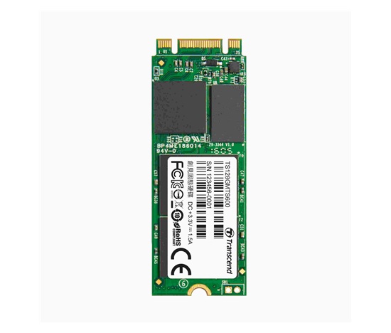 TRANSCEND Industrial SSD MTS600S 128GB, M.2 2260, SATA III 6 Gb/s, MLC