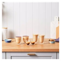 DeLonghi DLSC302 kolekce sklenic Connoisseur - 2x espresso, 2x cappuccino, 2x latte macchiato