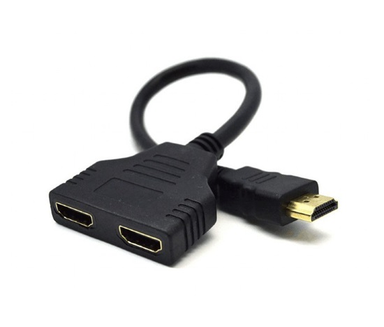 GEMBIRD Dátový rozdeľovač HDMI, pasívny, kábel, 2-cestný