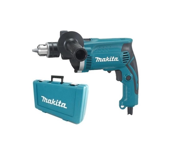 Makita HP1630K příklepová vrtačka s kufrem 1,5-13mm, 710W