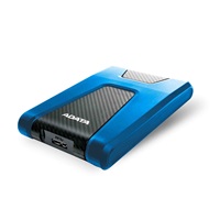Externý pevný disk ADATA 1TB 2,5" USB 3.1 DashDrive Durable HD650, modrý (gumový, odolný voči nárazom)