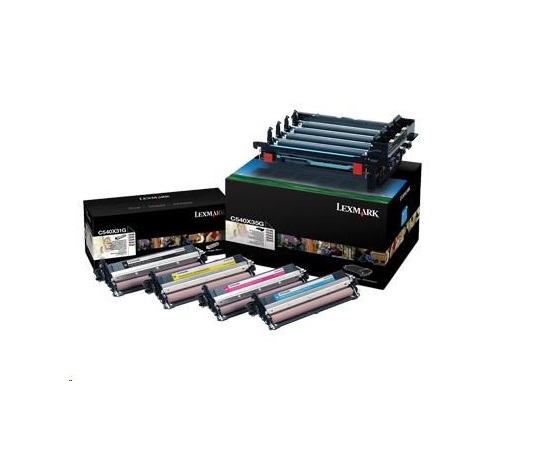 Čierny a farebný fotografický valec LEXMARK pre C540 / C543 / C544 / X543 / X544 na 30000 strán