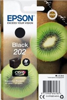 Čierny atrament EPSON v jednom balení "Kiwi" Black 202 Claria Premium Ink 6,9 ml