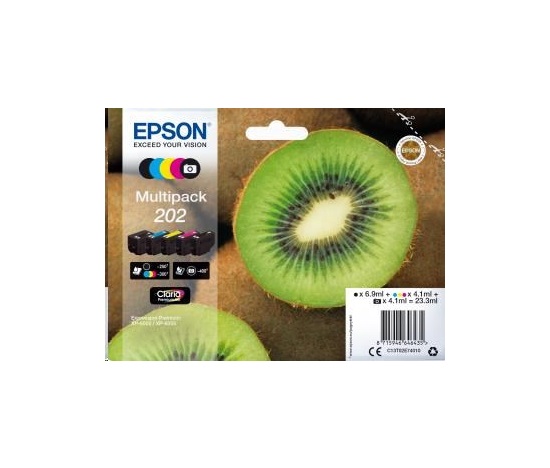 Atrament EPSON Multipack "Kiwi" 5 farieb 202 Claria Premium Ink