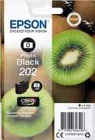 Čierny atrament EPSON "Kiwi" Photo Black 202 Claria Premium Ink 4,1 ml
