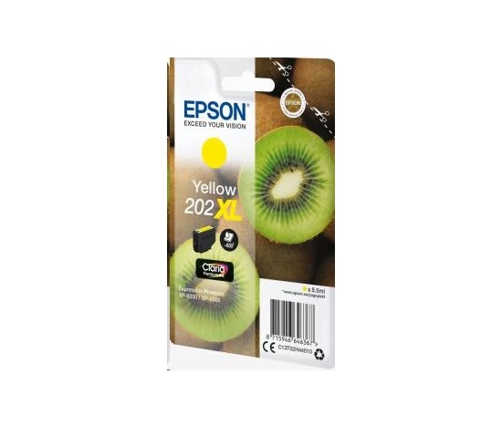 Atramentová tyčinka EPSON Singlepack "Kiwi" Yellow 202XL Claria Premium Ink 8,5 ml