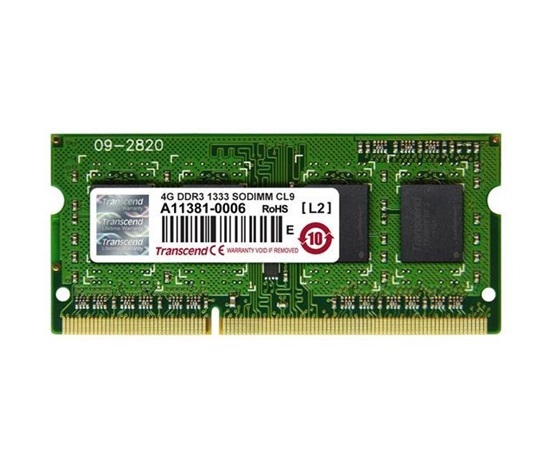 SODIMM DDR3 4GB 1600MHz TRANSCEND TS512MSK64V6N 256Mx8 2Rx8