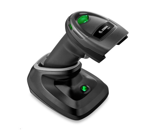 Čítačka Zebra DS2278-SR USB KIT 2D čierna, USB (HID) kábel, (prezentačný stojan) - dosah 10 m
