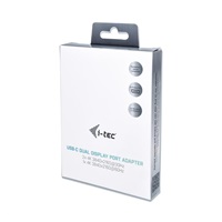 adaptér iTec USB-C na duálny Display Port