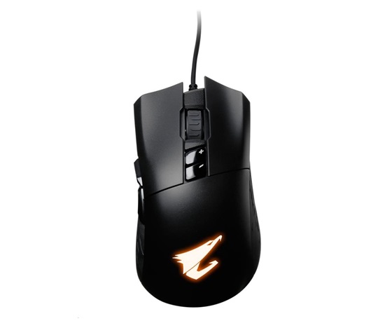 Myš GIGABYTE Mouse AORUS M3, USB, optická, až 6400 DPI