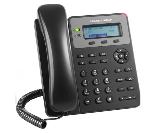 Grandstream GXP1615 [telefón VoIP - 1x účet SIP, HD audio, 3 programy.tlačidlá, prepínač 2xLAN 10/100Mbps, PoE]
