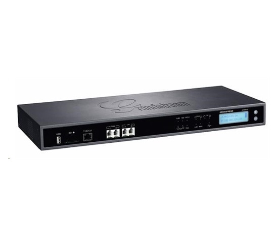 Grandstream UCM6510 [IP PBX - IP ústredňa, 2xFXO, 2FXS, 3xRJ-45, 1xT1/E1/J1, režim router, USB, SD karta, PoE+]