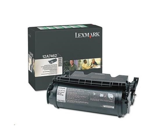 Čierny toner LEXMARK pre T630 / T632 / T634 na 21000 strán