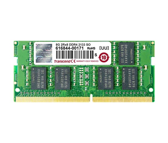 SODIMM DDR4 8GB 2133MHz TRANSCEND 2Rx8 CL15, maloobchodný predaj