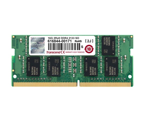 SODIMM DDR4 16GB 2133MHz TRANSCEND 2Rx8 CL15 RETAIL