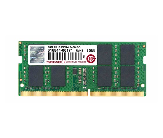SODIMM DDR4 16GB 2400MHz TRANSCEND 2Rx8 CL17