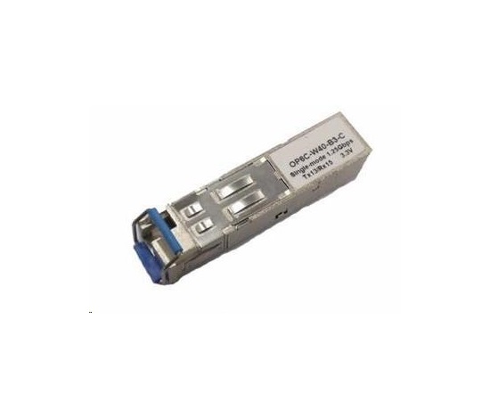 SFP WDM transceiver 1,25Gbps 1000BASE-BX10 SM 10km TX1310/RX1550nm LC simp. 3,3V, HP komp., DMI J9142B