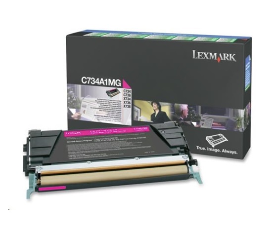 LEXMARK toner MAGENTA C734, C736, X734, X736, X738 na 6000 strán