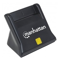 MANHATTAN Čítačka kariet/SIM, kontaktná, čierna