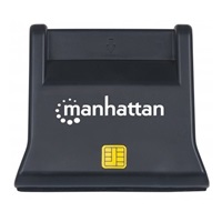 MANHATTAN Čítačka kariet/SIM, kontaktná, čierna
