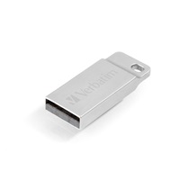 VERBATIM Flash disk 16 GB Metal Executive, USB 2.0, strieborná