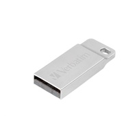 VERBATIM Flash disk 16 GB Metal Executive, USB 2.0, strieborná