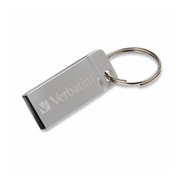 VERBATIM Flash disk 16 GB Metal Executive, USB 2.0, strieborná