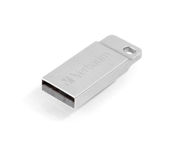 VERBATIM Flash disk 32 GB Metal Executive, USB 2.0, strieborná