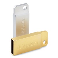 VERBATIM Flash disk 32 GB Metal Executive, USB 2.0, strieborná