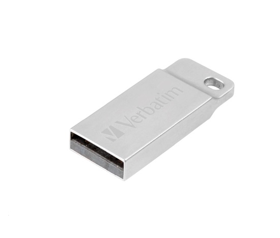 VERBATIM Flash Disk 64GB Metal Executive, USB 2.0, strieborná