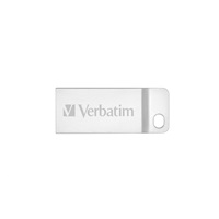 VERBATIM Flash Disk 64GB Metal Executive, USB 2.0, strieborná