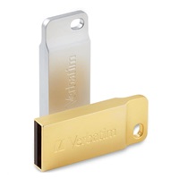 VERBATIM Flash Disk 64GB Metal Executive, USB 2.0, strieborná