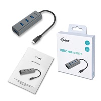 iTec USB-C Metal 4-portový HUB