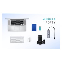iTec USB-C Metal 4-portový HUB