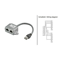 PremiumCord Modulárny RJ45 2 porty 10/100Base T