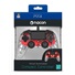 Nacon Wired Compact Controller - ovladač pro PlayStation 4 - průhledný červený