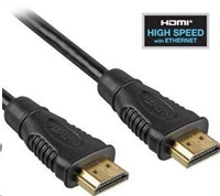 Vysokorýchlostný kábel HDMI + Ethernet PremiumCord, pozlátené konektory, 1.5m