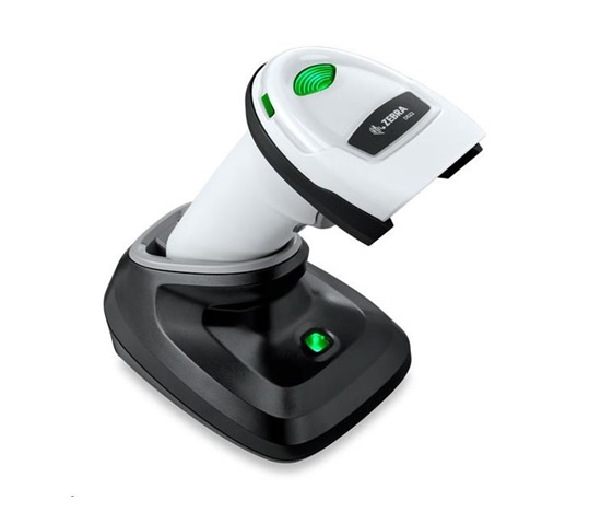 Čítačka Zebra DS2278-SR USB KIT 2D biela, kábel USB (HID), (prezentačný stojan)