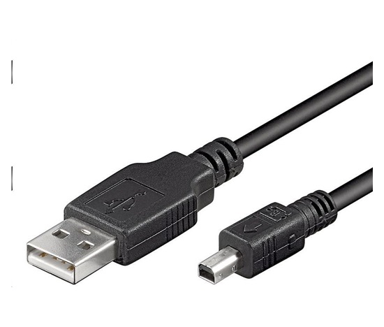 Kábel USB PremiumCord, A-B mini, 4 kolíky, 2 m Mitsumie