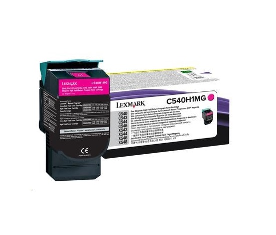 LEXMARK toner magenta pre C540/C543/C544/X543/X544 na 2000 strán