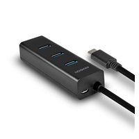 AXAGON HUE-S2C, 4x USB 3.0 CHARGING hub, micro USB nap. konektor, kábel USB-C 40cm