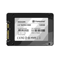 TRANSCEND Industrial SSD 420K, 128GB, 2,5", SATA III, MLC, hliníkové puzdro