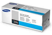 HP - Samsung CLT-C506L High Yield Cyan Toner Cartridge (3,500 pages)