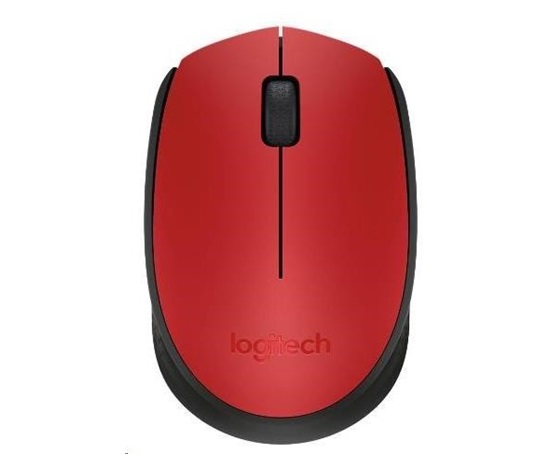 Bezdrôtová myš Logitech M171, červená