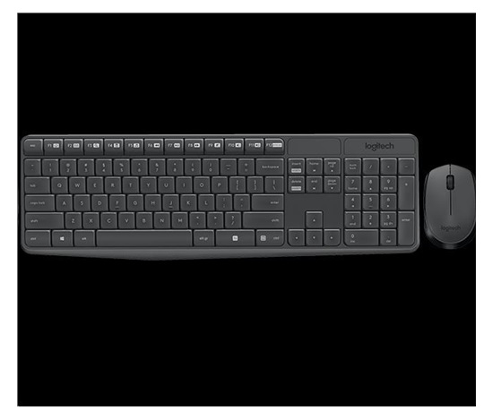 Bezdrôtový stolný počítač Logitech Wireless Desktop MK235, USA