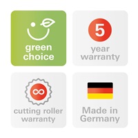 HSM skartovač Securio B22 (řez: Podélný 3.9mm | vstup: 240mm | DIN: P-2 (2) | papír, sponky, plast. karty )