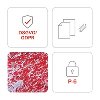 HSM skartovač Securio B24 (řez: Kombinovaný 0,78x11mm | vstup: 240mm | DIN: P-6 (5) | papír, sponky )