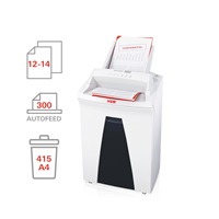 HSM skartovač Securio AF300 (řez: Kombinovaný 4,5x30mm | vstup: 240mm | DIN: P-4 (3) | papír, sponky, plast. karty, CD)