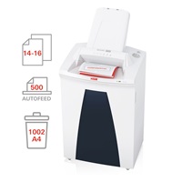 HSM skartovač Securio AF500 (řez: Kombinovaný 4,5x30mm | vstup: 240mm | DIN: P-4 (3) | papír, sponky, plast. karty, CD)